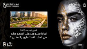 Comparative analysis of real estate investment ROI between New Obour City, New Cairo, and Sheikh Zayed in 2026 - Ouda Developments.
