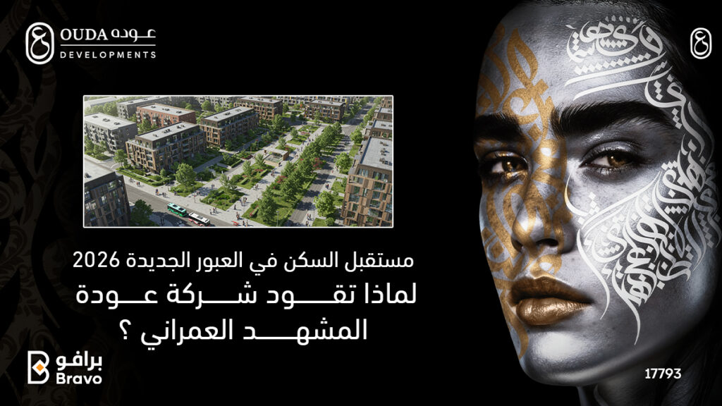 الرؤية العمرانية المستقبلية لمدينة العبور الجديدة لعام 2026 والمخطط العام لمشروعات شركة عودة للتطوير العقاري.