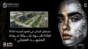 Modern architectural designs and urban planning in New Obour City 2026 by Ouda Developments.