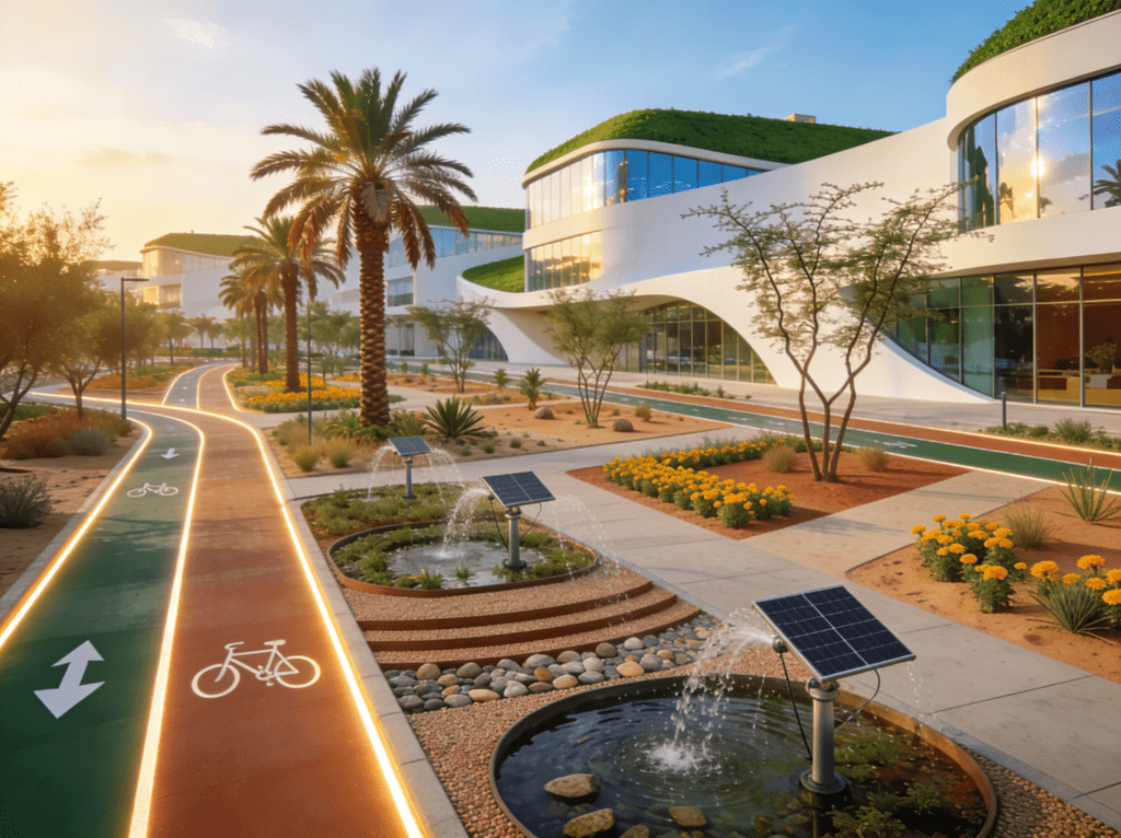 مجمعات سكنية مستدامة وصديقة للبيئة من شركة عودة للتطوير العقاري Ouda Developments في العبور الجديدة.