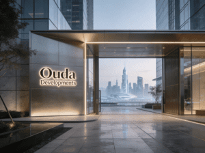 واجهات معمارية فاخرة لمشروعات شركة عودة للتطوير العقاري Ouda Developments في قلب العبور الجديدة.