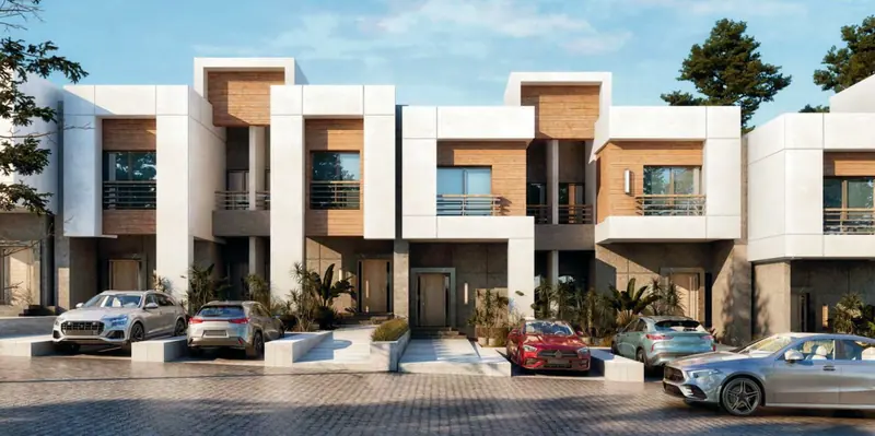 تصور معماري: تاون هاوس كناري 1أ — جولف سيتي العبور | عوده للتطوير العقاري