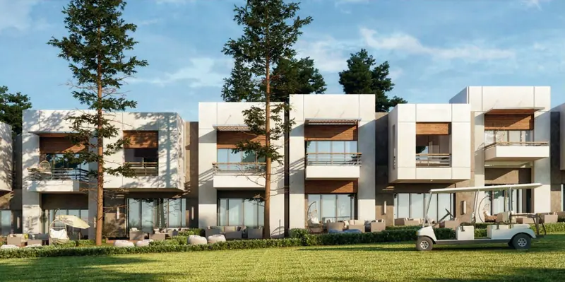 تصور معماري: تاون هاوس كناري 1أ — جولف سيتي العبور | عوده للتطوير العقاري