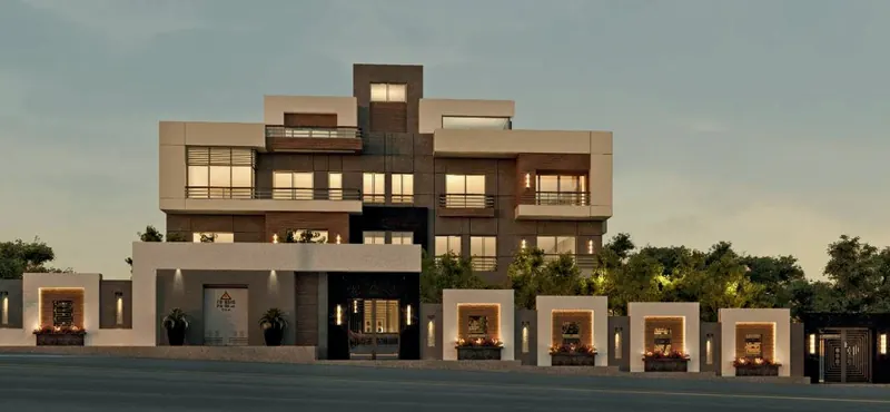 تصور معماري: قطعة كناري 1 أ — جولف سيتي العبور | عوده للتطوير العقاري
