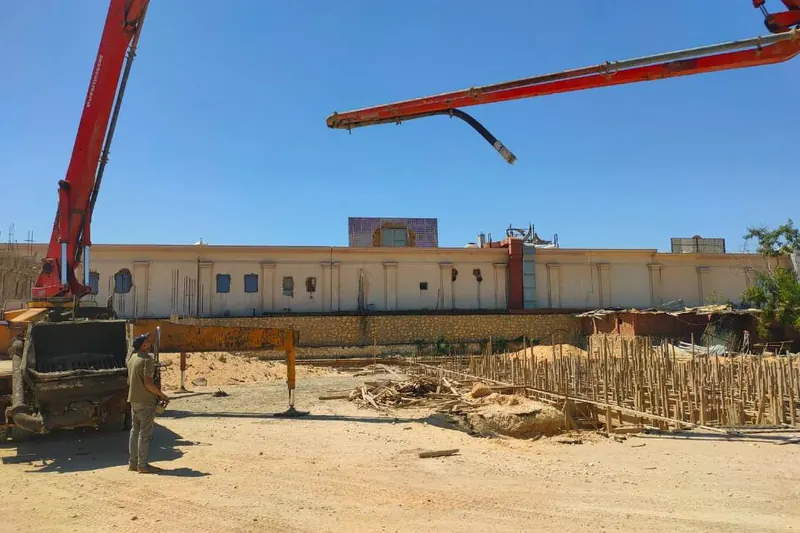 قطعة جرين 5KP-3P أثناء أعمال الإنشاء — جولف سيتي العبور | عوده للتطوير العقاري
