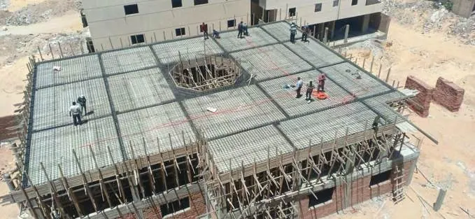 مسجد جولف سيتي أثناء أعمال الإنشاء — جولف سيتي العبور | عوده للتطوير العقاري