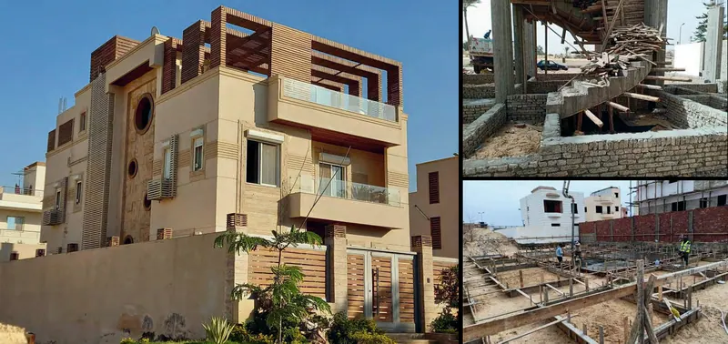 قطعة ريحانة 2 من التنفيذ إلى التسليم — جولف سيتي العبور | عوده للتطوير العقاري