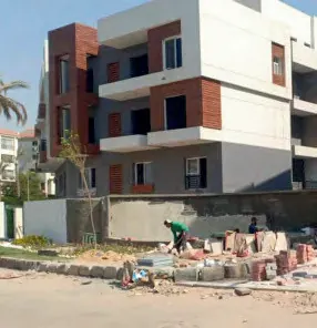 قطعة سندس 12 أ في مرحلة المباني والواجهات — جولف سيتي العبور | عوده للتطوير العقاري