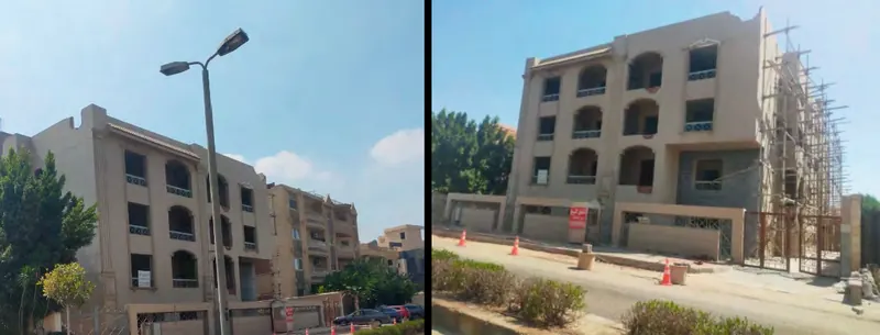 قطعة سندس 26 من التنفيذ إلى التسليم — جولف سيتي العبور | عوده للتطوير العقاري